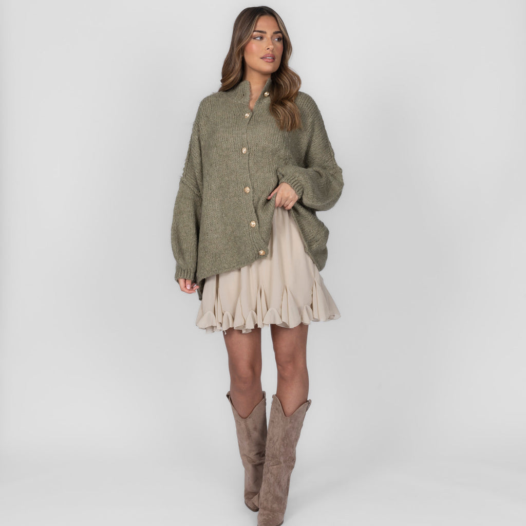 Verona - Cárdigan oversize de « Elegancia acogedora»