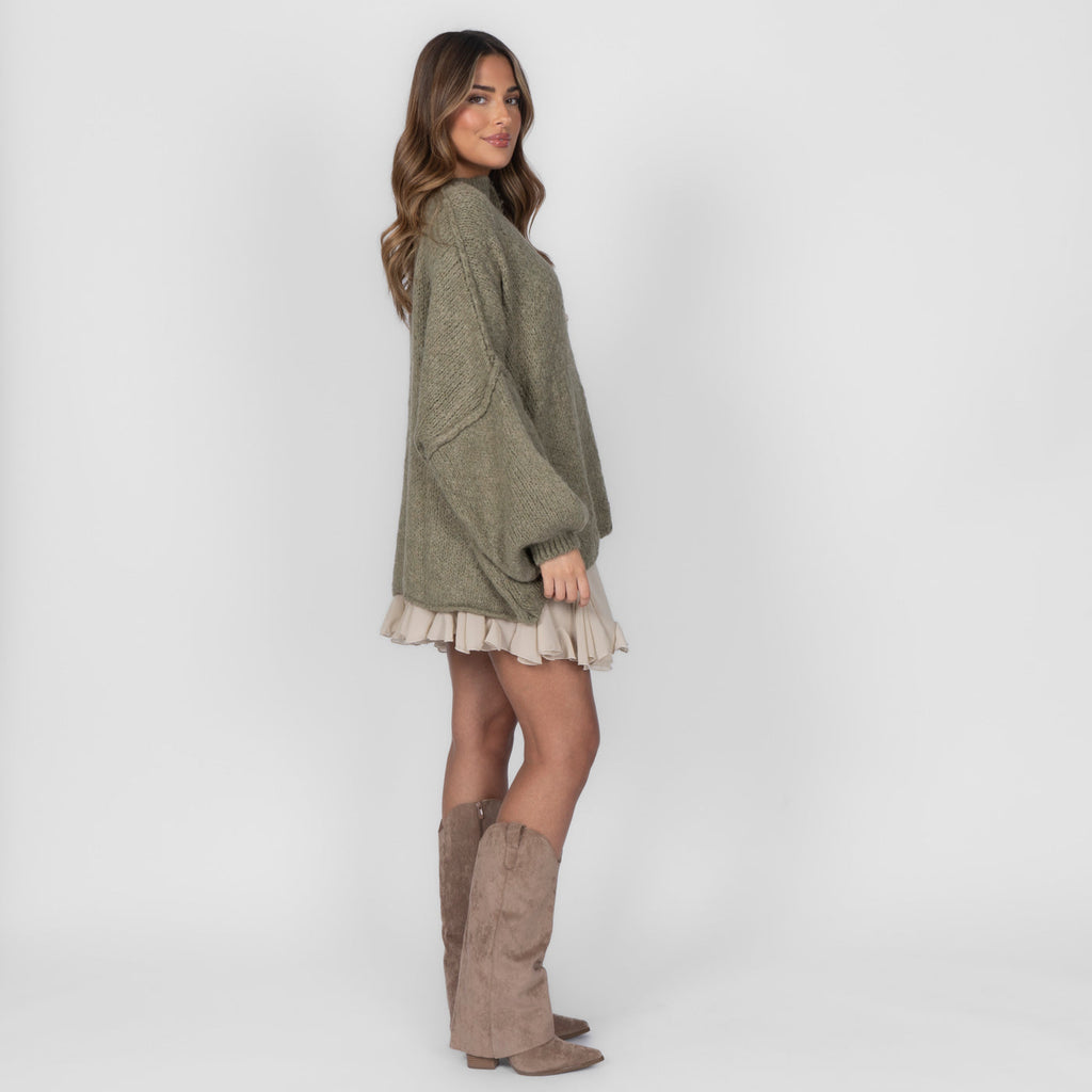Verona - Cárdigan oversize de « Elegancia acogedora»