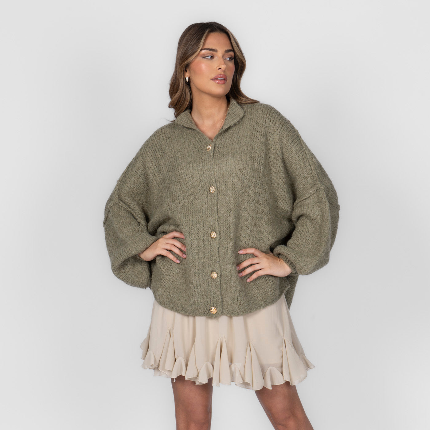Verona - Cárdigan oversize de « Elegancia acogedora»
