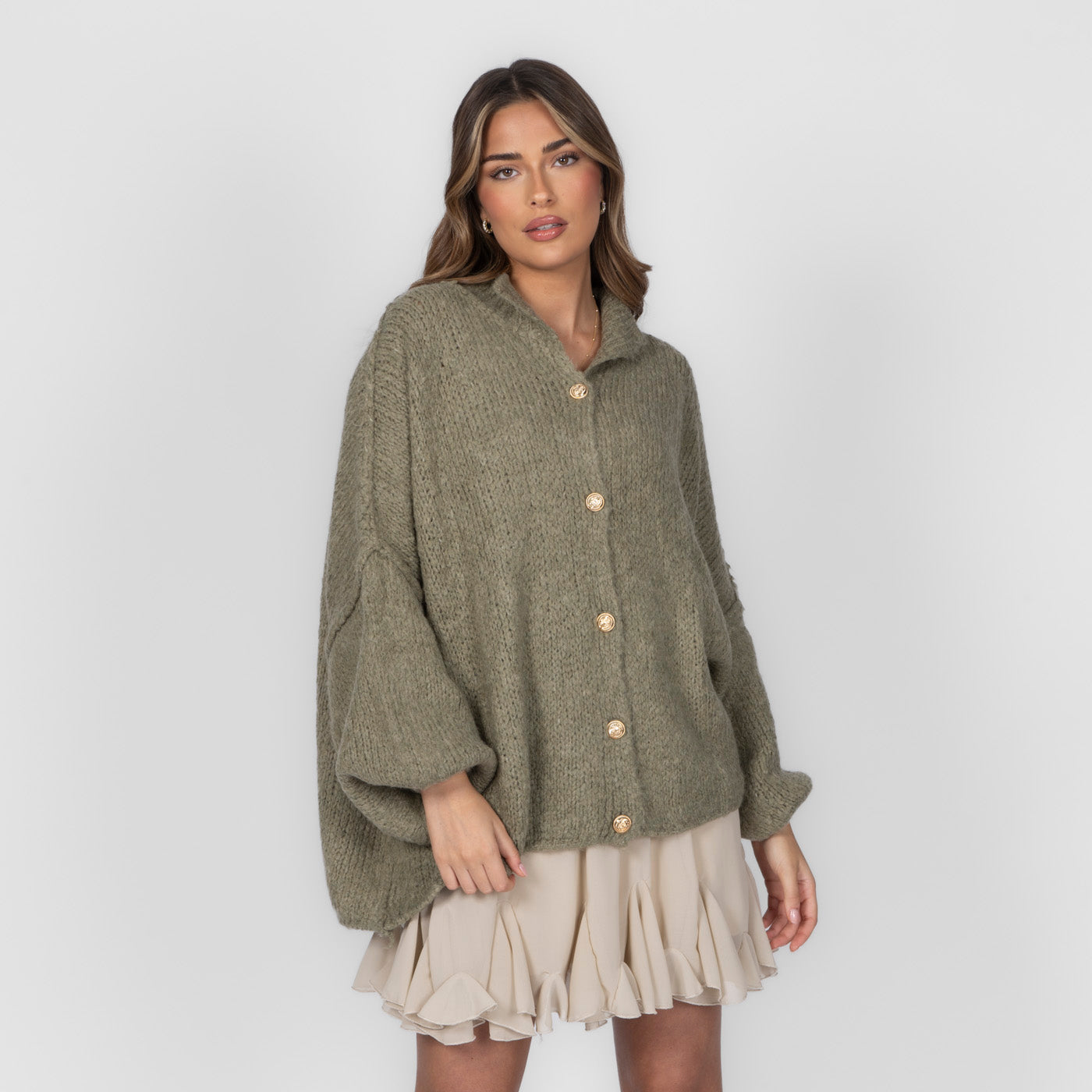 Verona - Cárdigan oversize de « Elegancia acogedora»