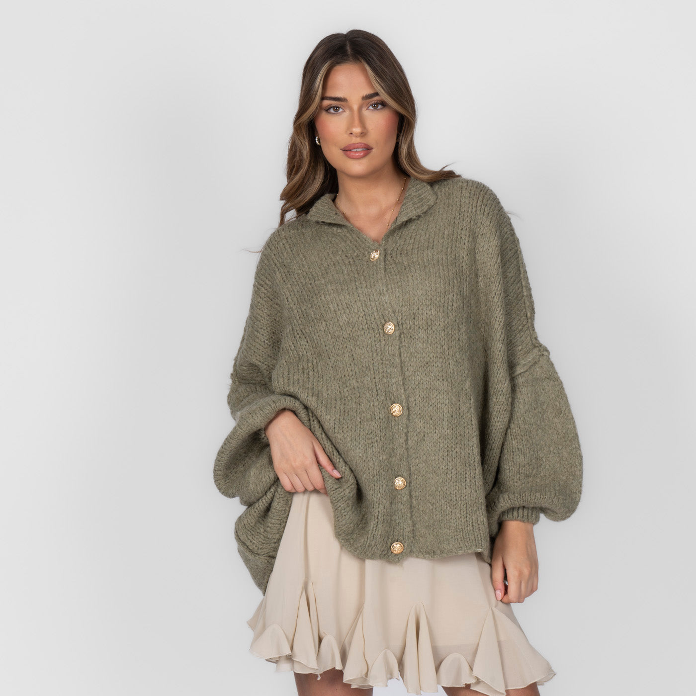 Verona - Cárdigan oversize de « Elegancia acogedora»