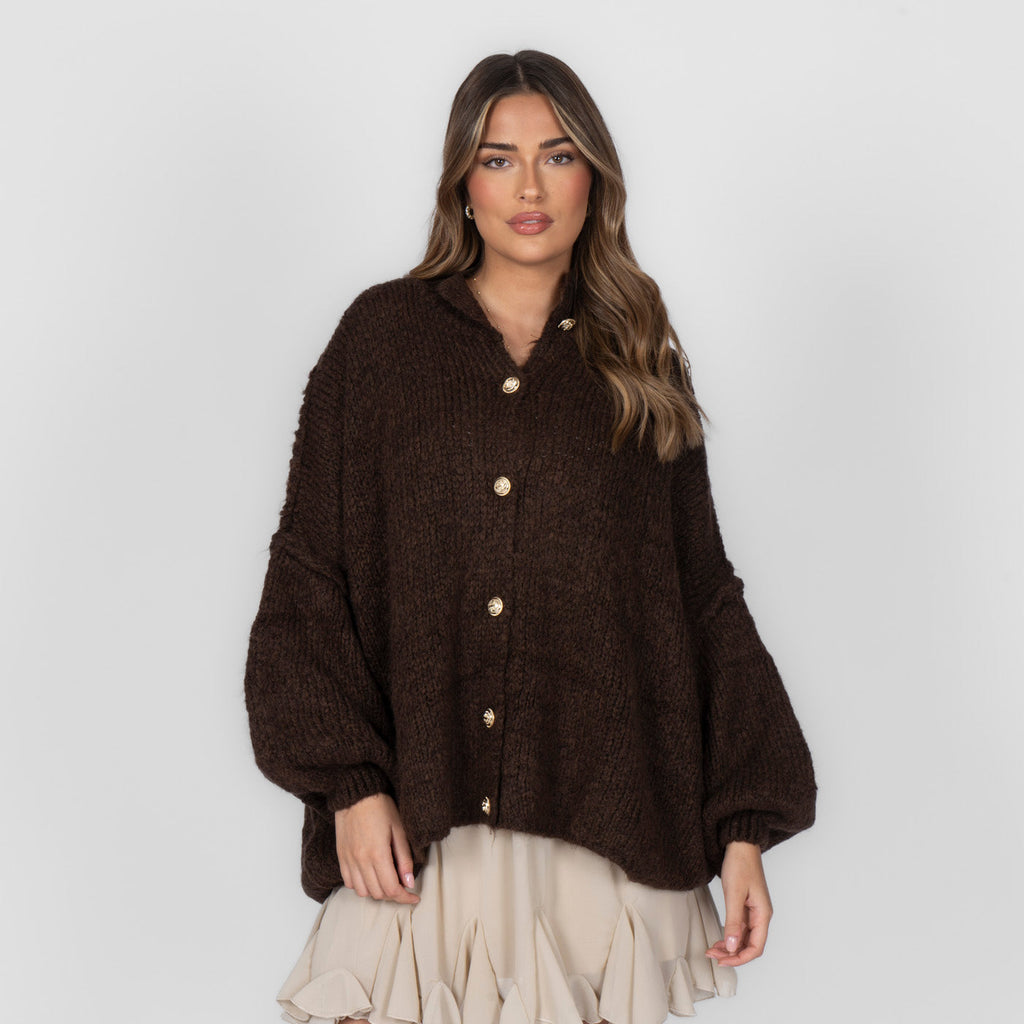 Verona - Cárdigan oversize de « Elegancia acogedora»