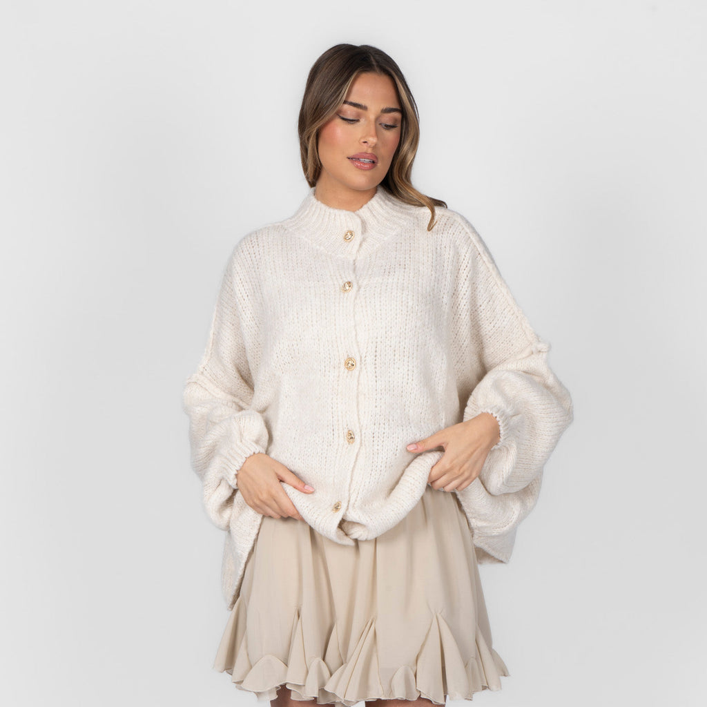 Verona - Cárdigan oversize de « Elegancia acogedora»