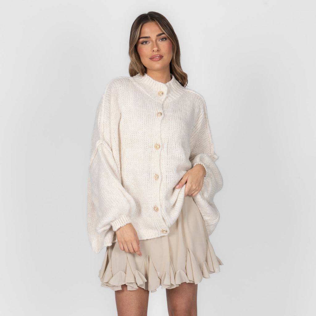 Verona - Cárdigan oversize de « Elegancia acogedora»