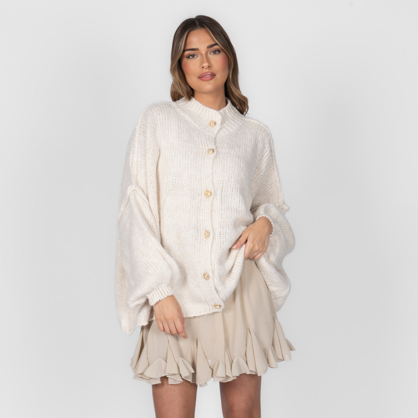Verona - Cárdigan oversize de « Elegancia acogedora»