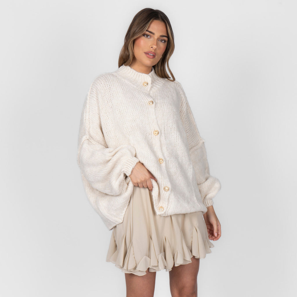 Verona - Cárdigan oversize de « Elegancia acogedora»