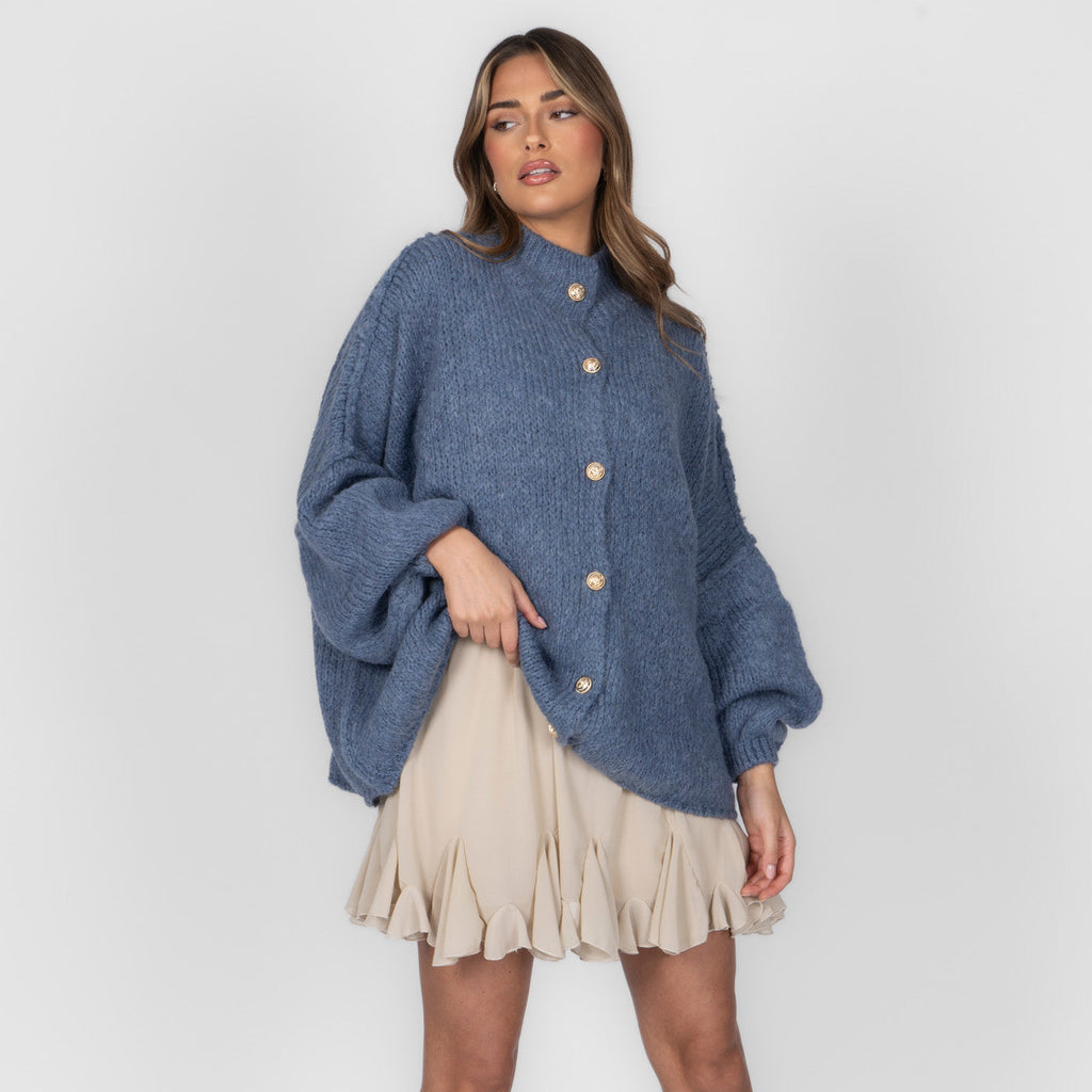Verona - Cárdigan oversize de « Elegancia acogedora»