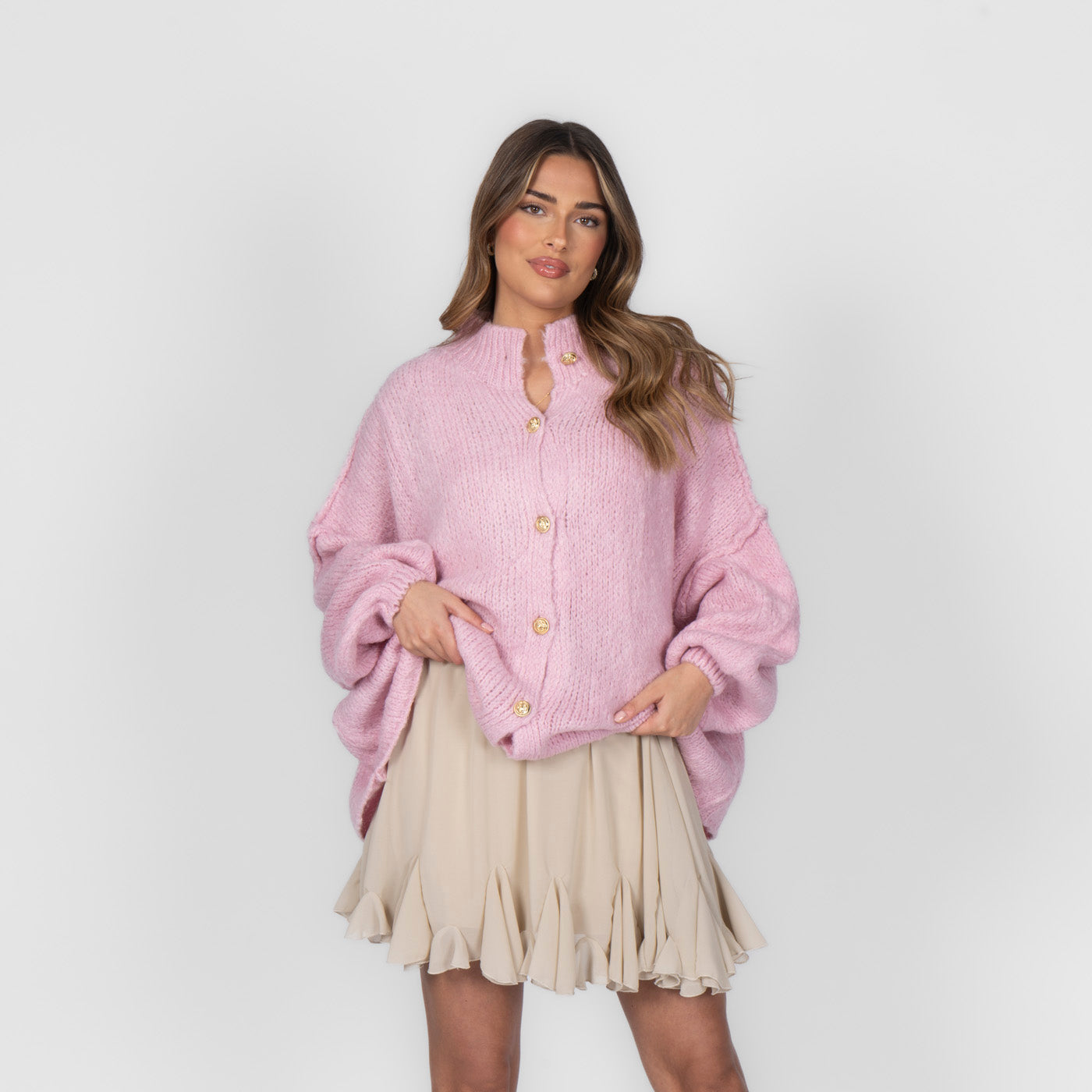 Verona - Cárdigan oversize de « Elegancia acogedora»
