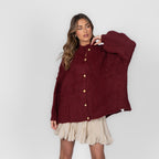 Verona - Cárdigan oversize de « Elegancia acogedora»