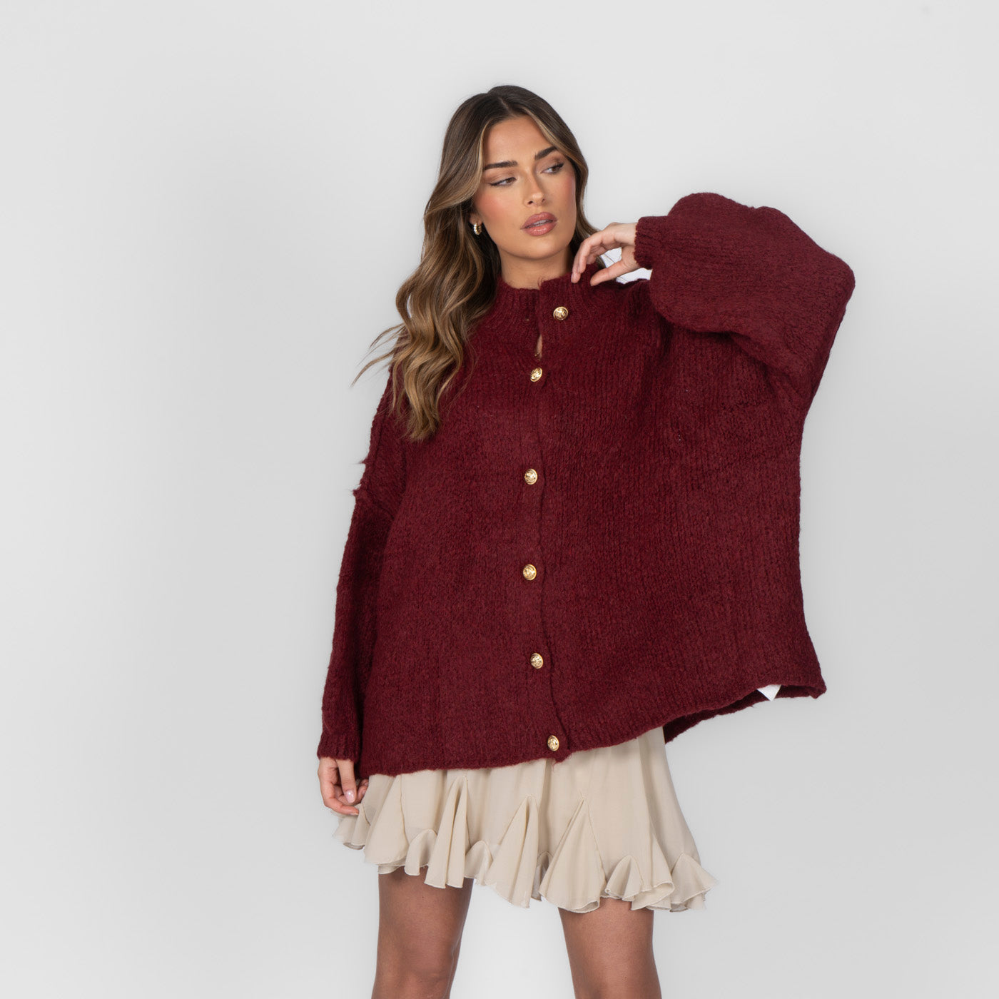 Verona - Cárdigan oversize de « Elegancia acogedora»