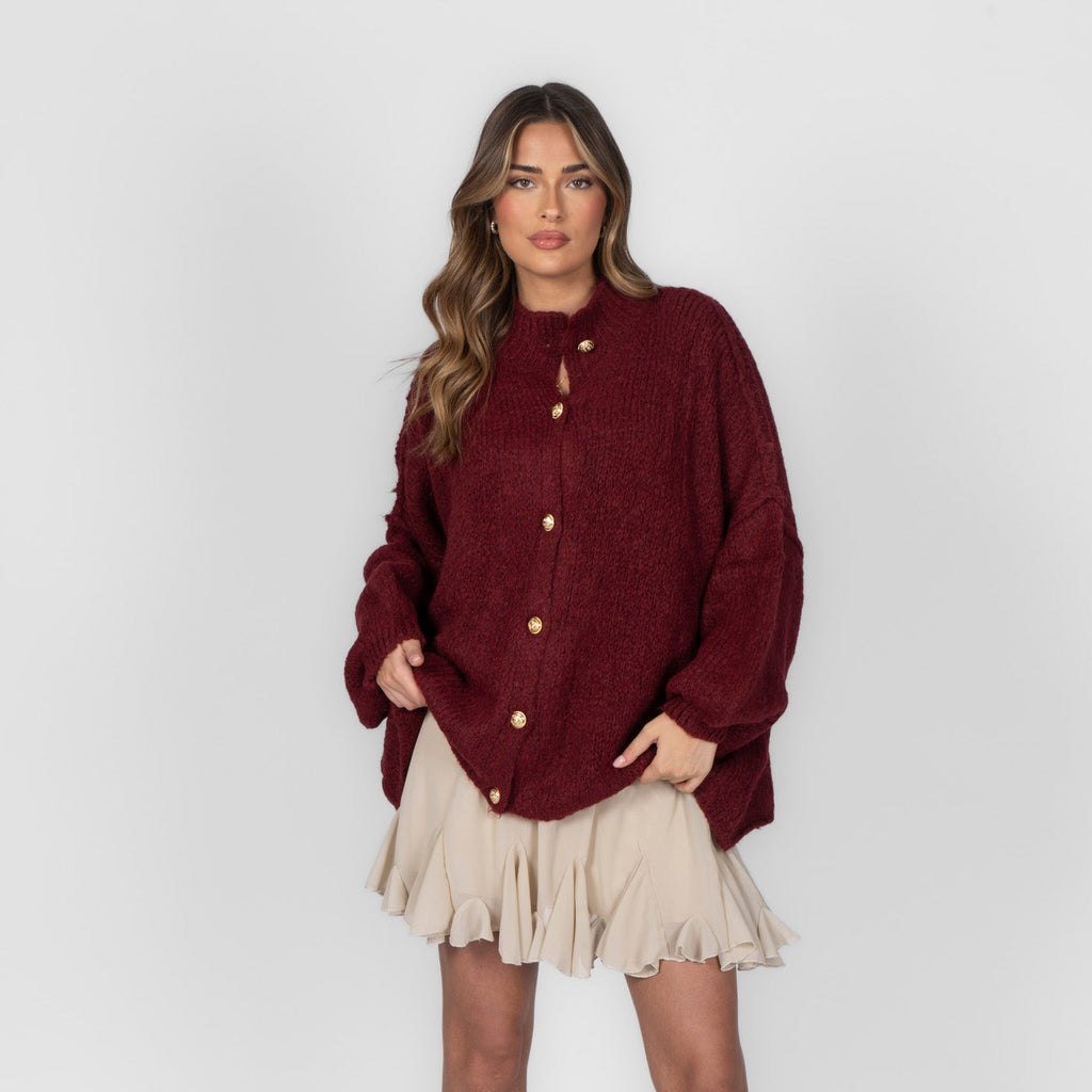 Verona - Cárdigan oversize de « Elegancia acogedora»