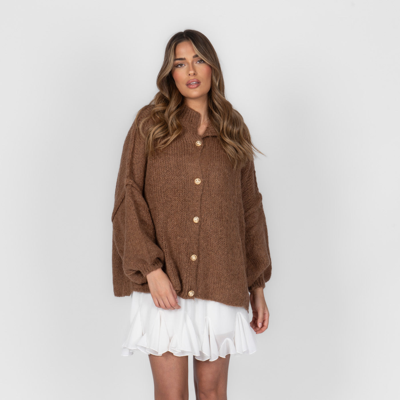 Verona - Cárdigan oversize de « Elegancia acogedora»