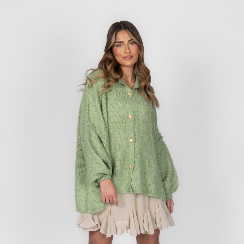 Verona - Cárdigan oversize de « Elegancia acogedora»