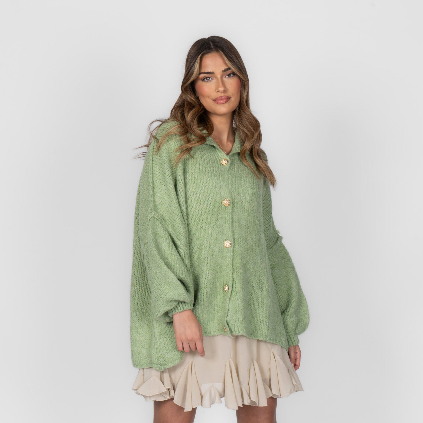 Verona - Cárdigan oversize de « Elegancia acogedora»