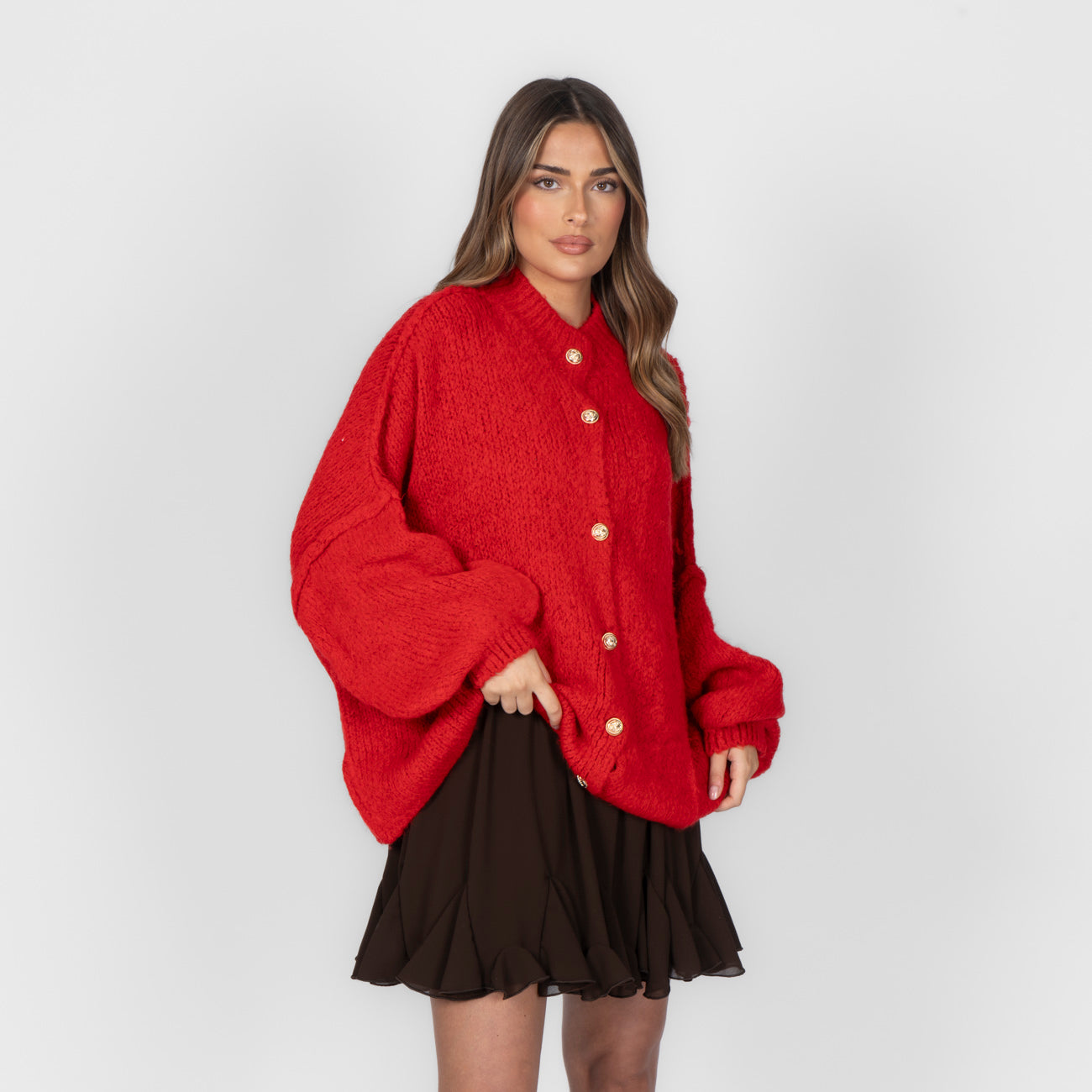 Verona - Cárdigan oversize de « Elegancia acogedora»