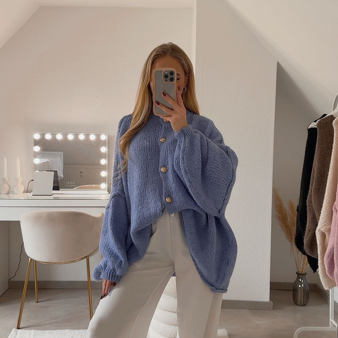 Verona - Cárdigan oversize de « Elegancia acogedora»