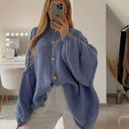 Verona - Cárdigan oversize de « Elegancia acogedora»