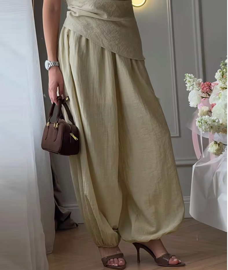 Eloise - Conjunto elegante con hombros descubiertos