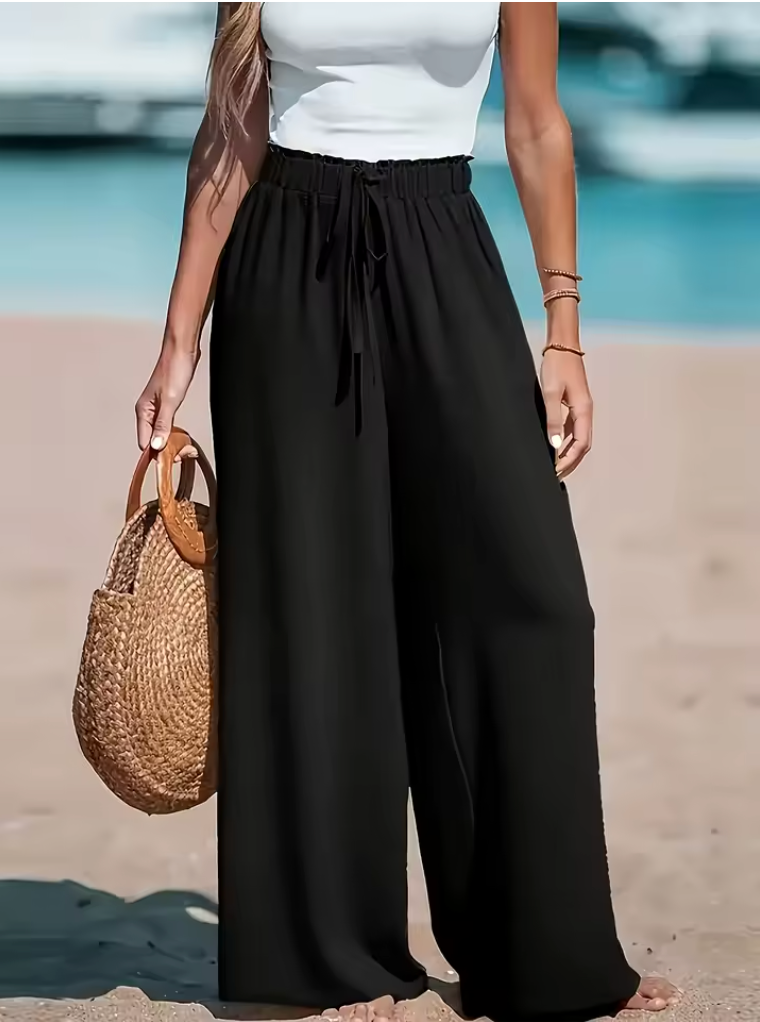Aitana – Pantalón fluido de cintura alta