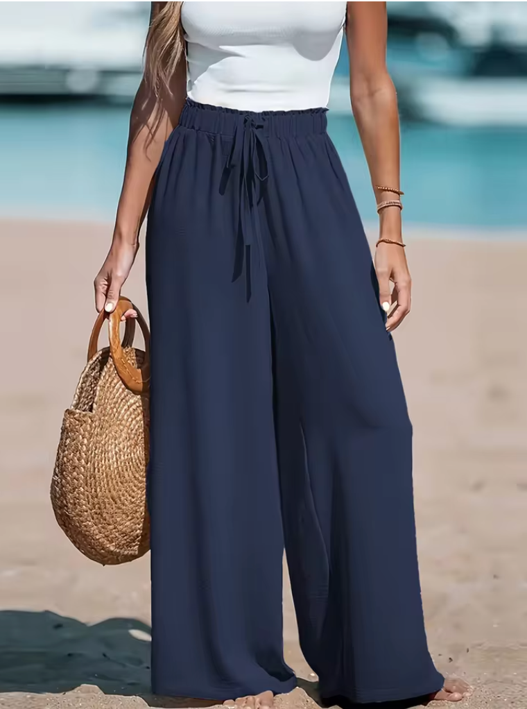 Aitana – Pantalón fluido de cintura alta