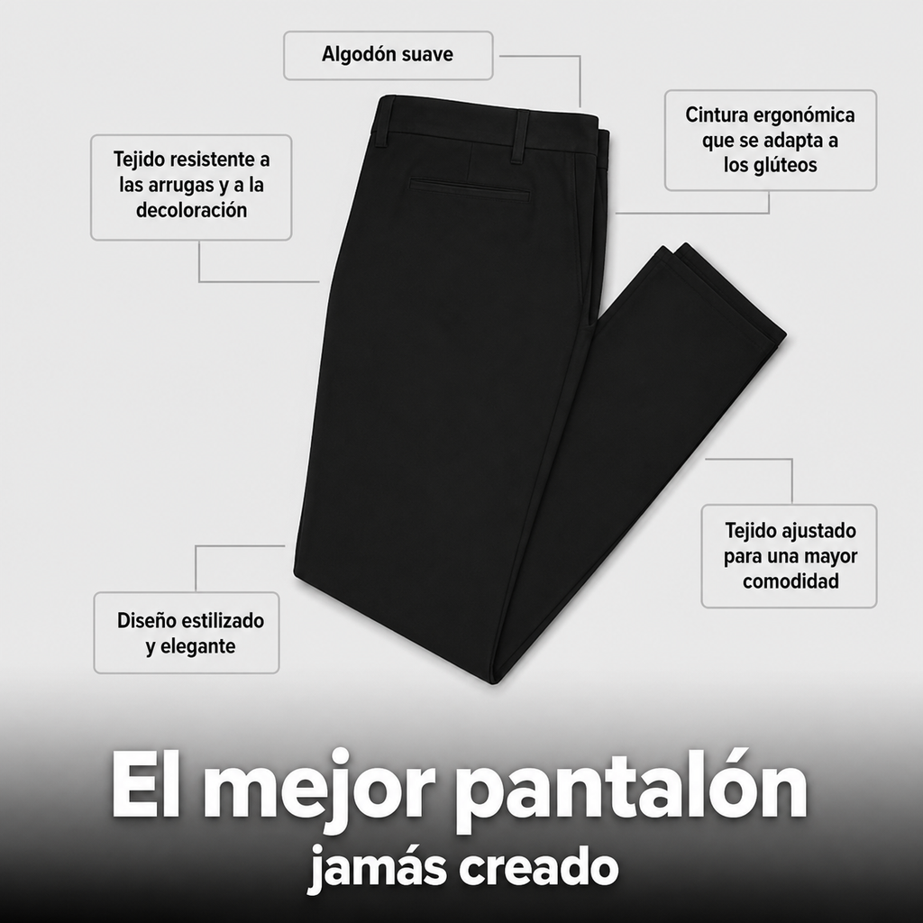 Giovanni - Pantalón elegante de confort premium
