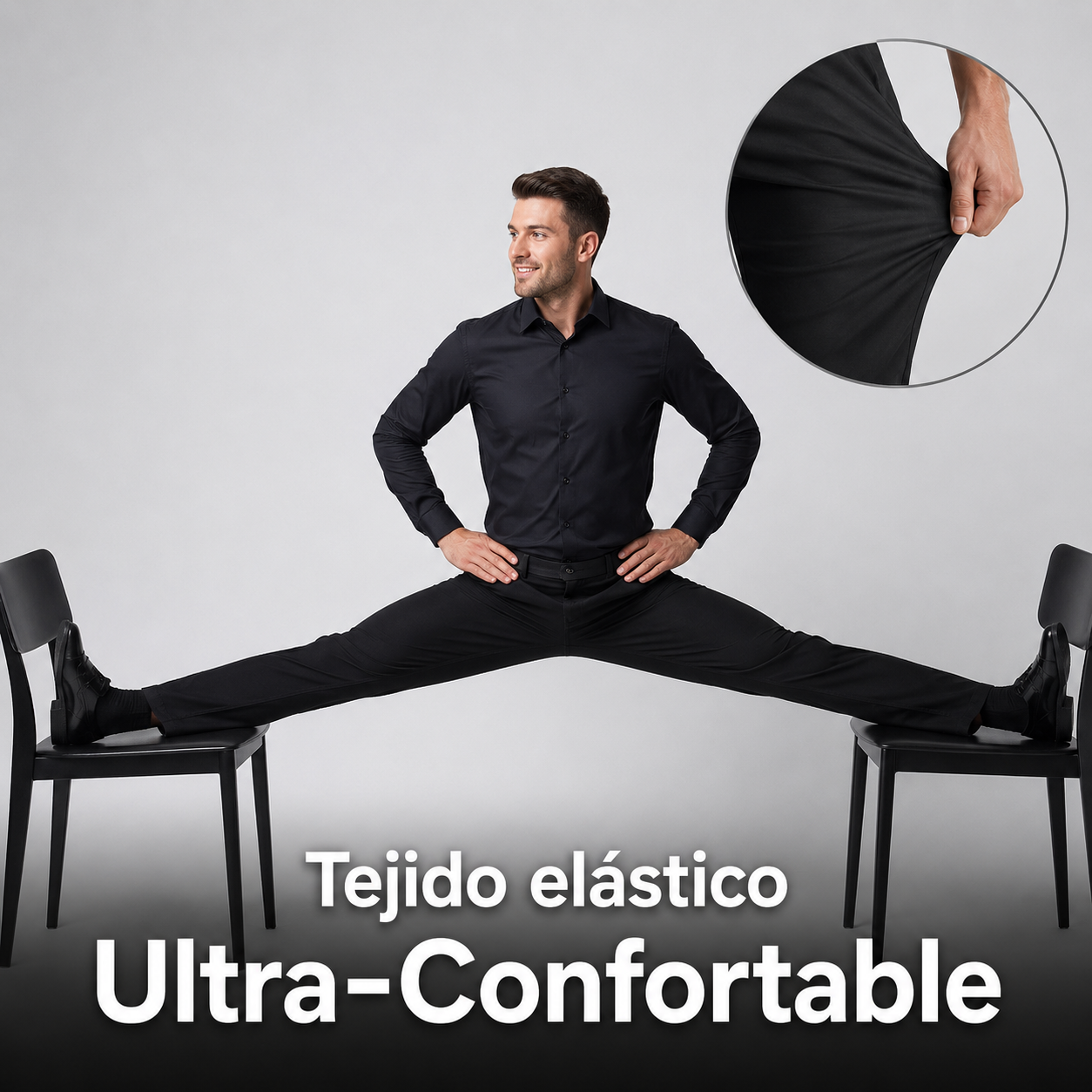 Giovanni - Pantalón elegante de confort premium