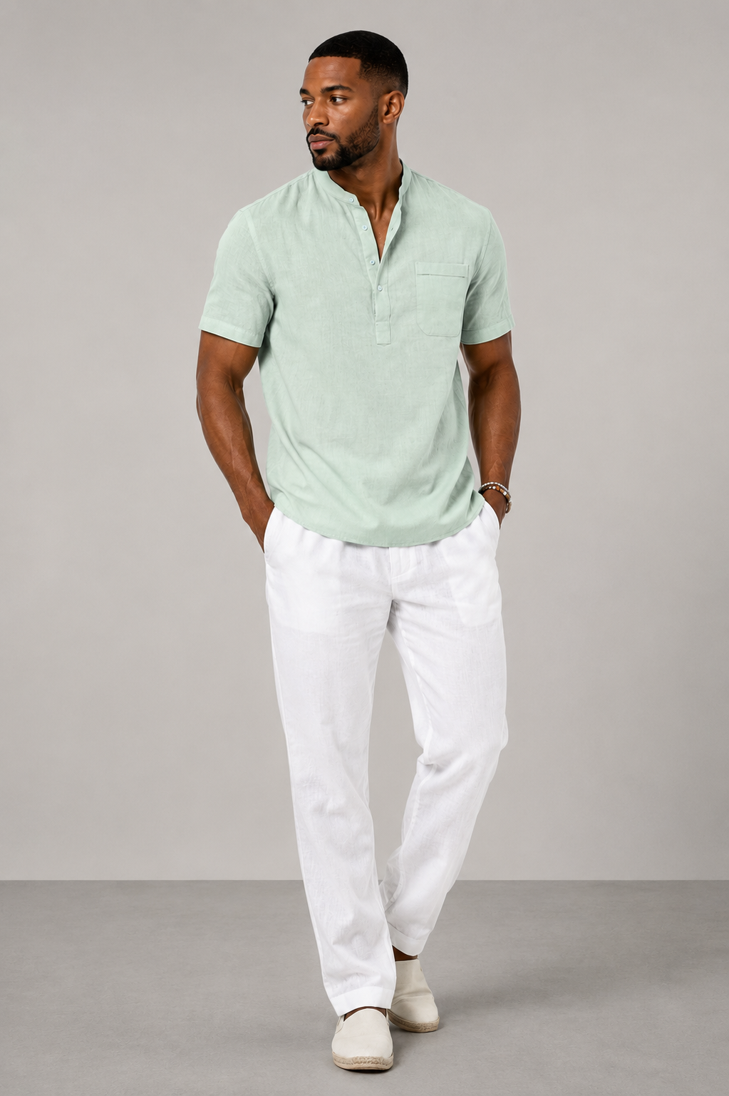 Elio - Camisa de lino fresca, elegante y transpirable