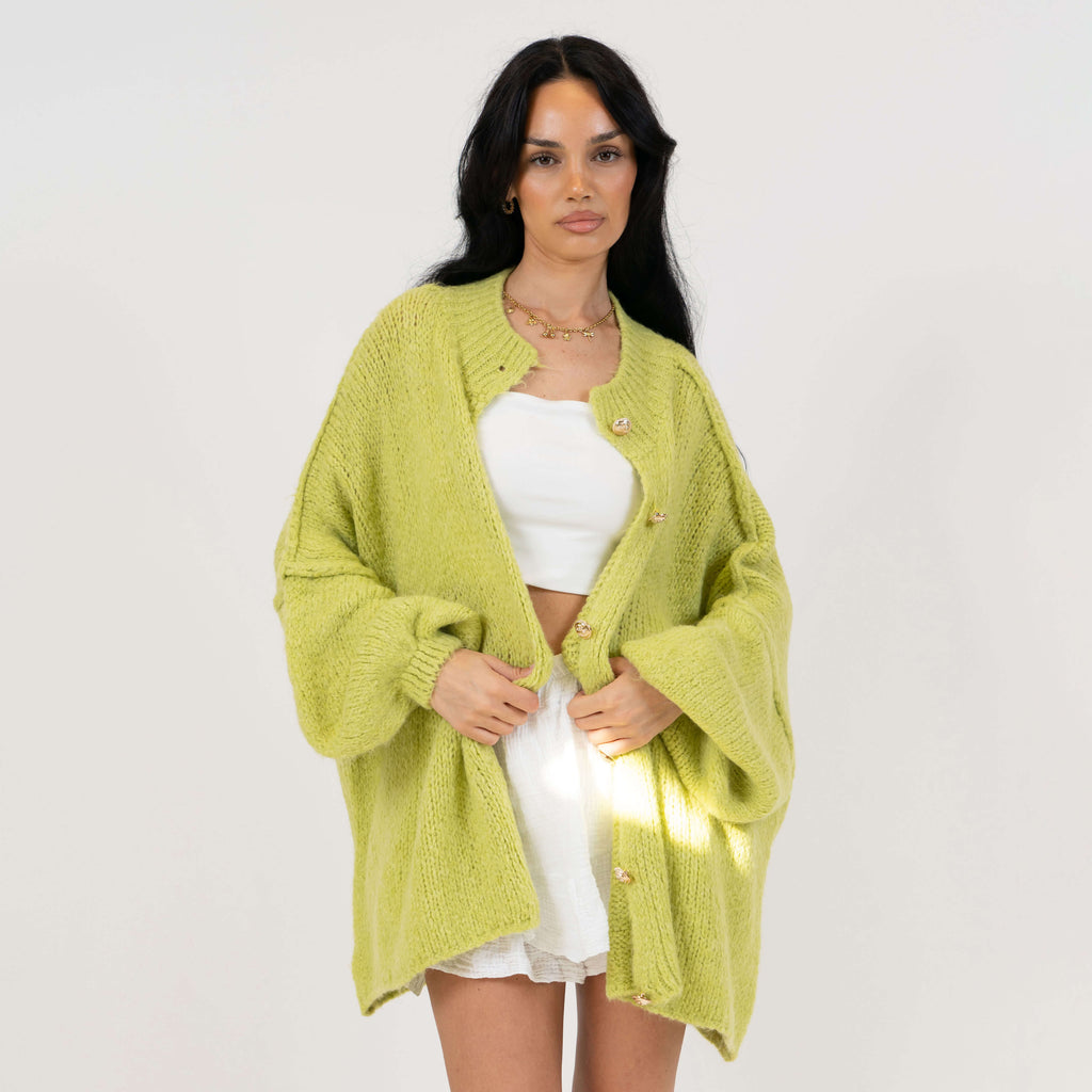 Verona - Cárdigan oversize de « Elegancia acogedora»