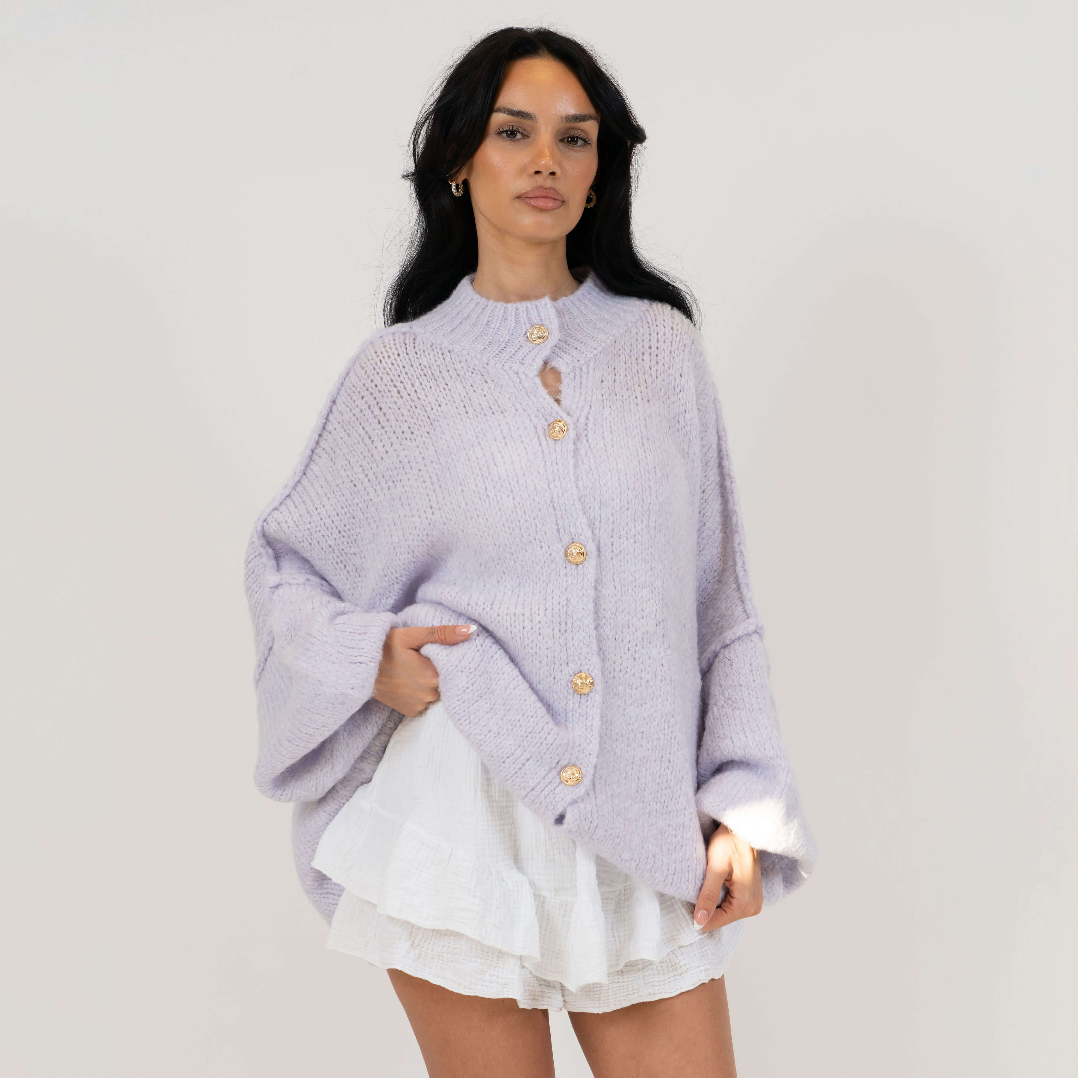 Verona - Cárdigan oversize de « Elegancia acogedora»