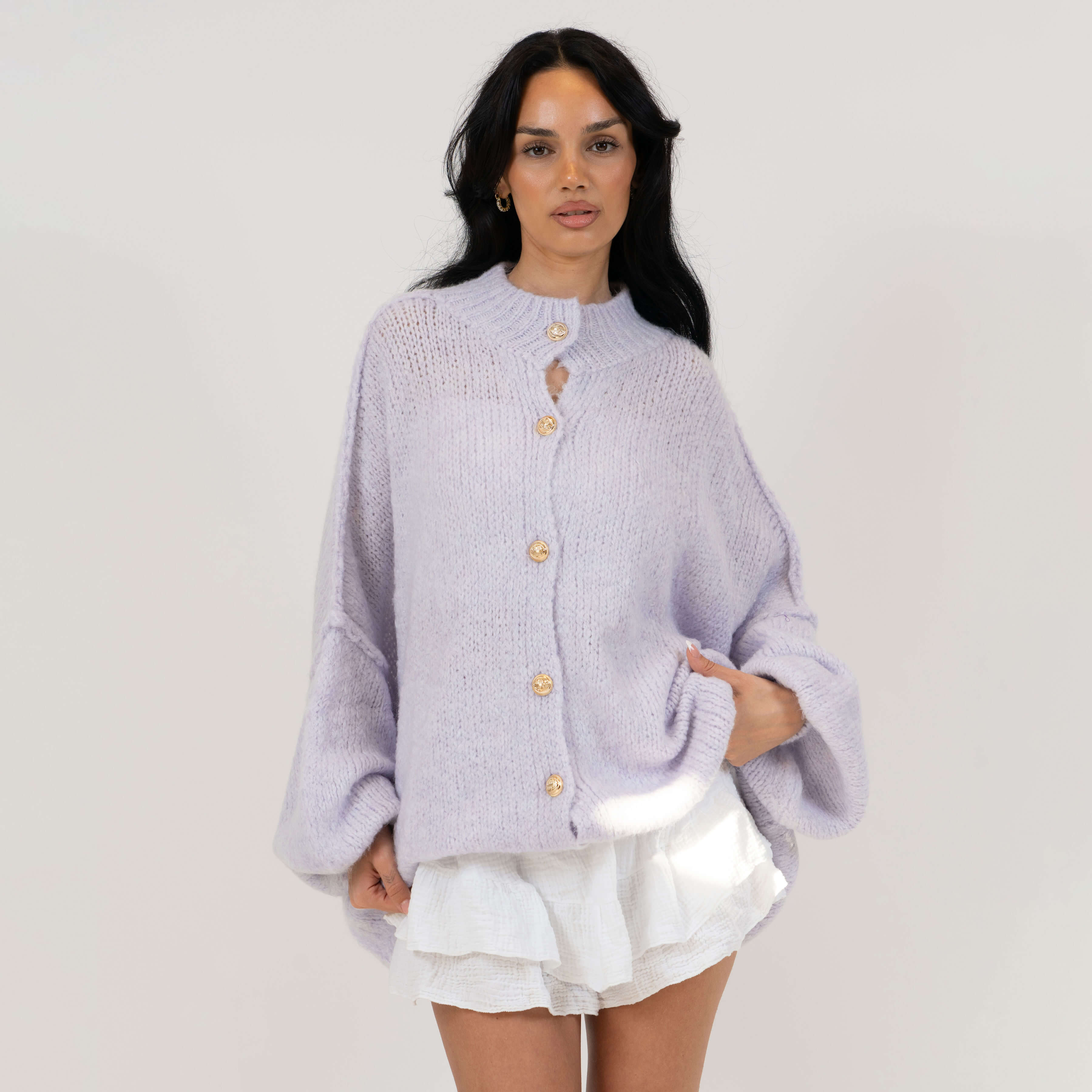 Verona - Cárdigan oversize de « Elegancia acogedora»