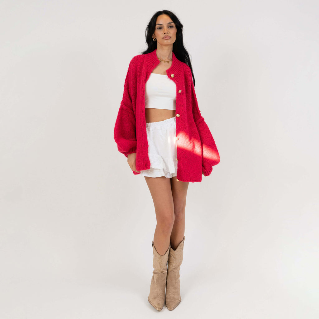 Verona - Cárdigan oversize de « Elegancia acogedora»