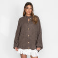 Verona - Cárdigan oversize de « Elegancia acogedora»
