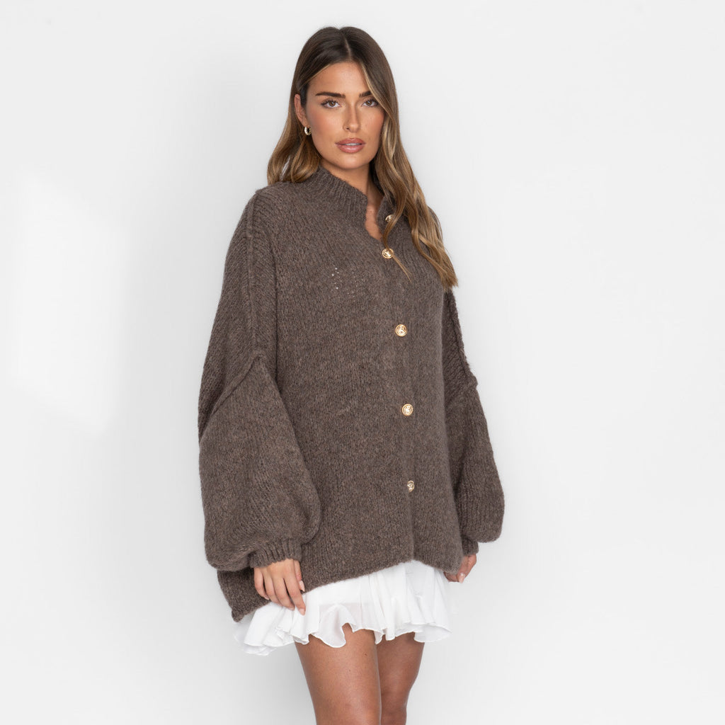 Verona - Cárdigan oversize de « Elegancia acogedora»