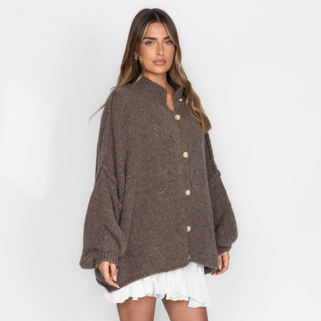 Verona - Cárdigan oversize de « Elegancia acogedora»