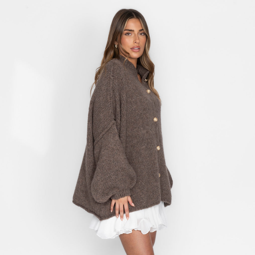 Verona - Cárdigan oversize de « Elegancia acogedora»