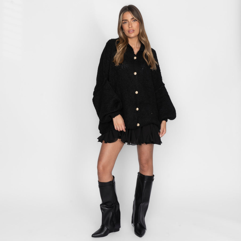 Verona - Cárdigan oversize de « Elegancia acogedora»