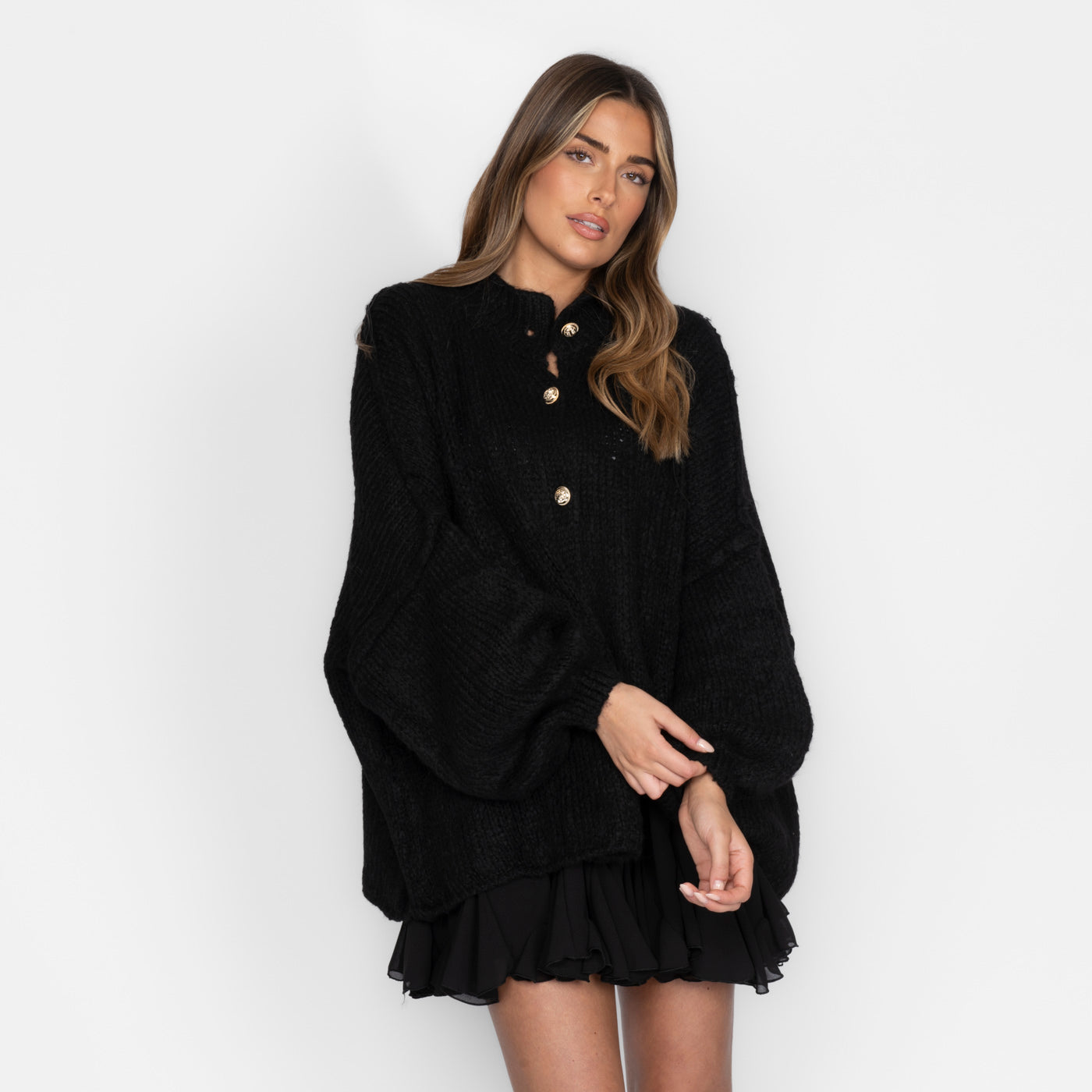Verona - Cárdigan oversize de « Elegancia acogedora»