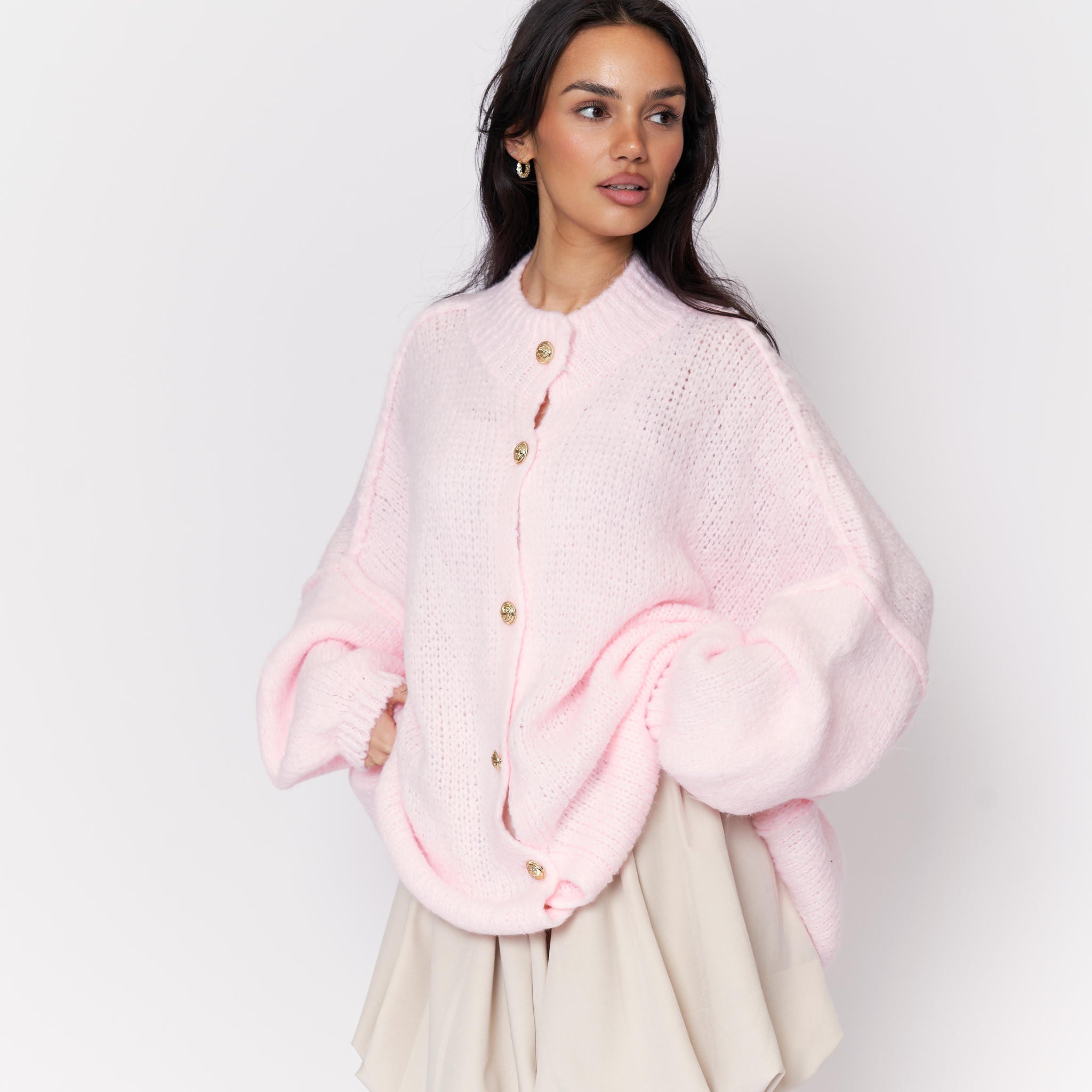 Verona - Cárdigan oversize de « Elegancia acogedora»