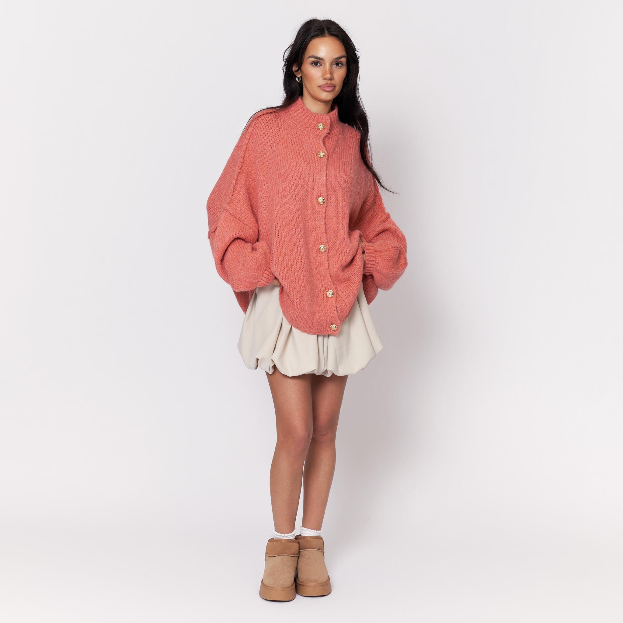 Verona - Cárdigan oversize de « Elegancia acogedora»