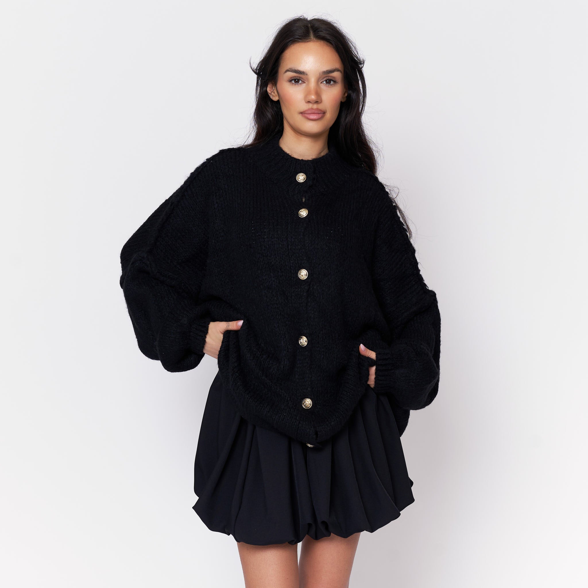 Verona - Cárdigan oversize de « Elegancia acogedora»