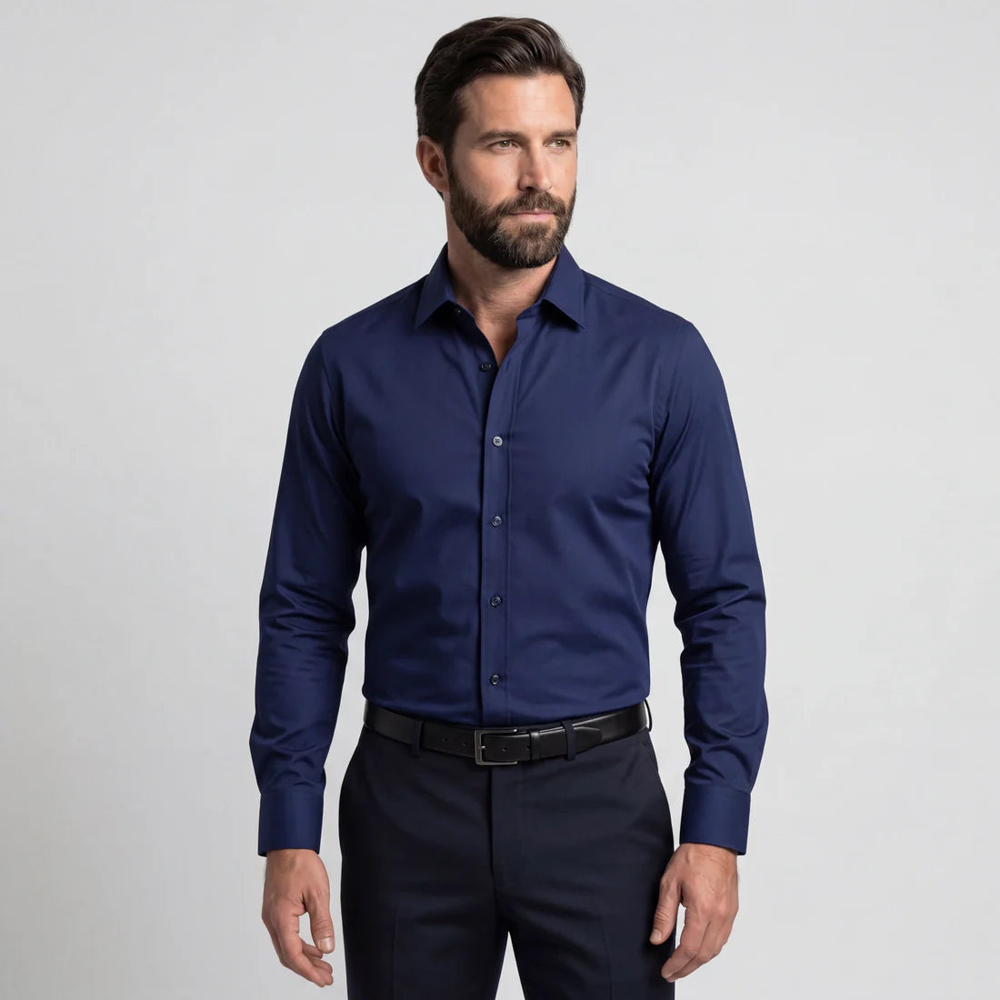 Bruno – Camisa de ajuste perfecto sin arrugas