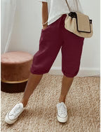 Olivia – Pantalón capri de lino y algodón