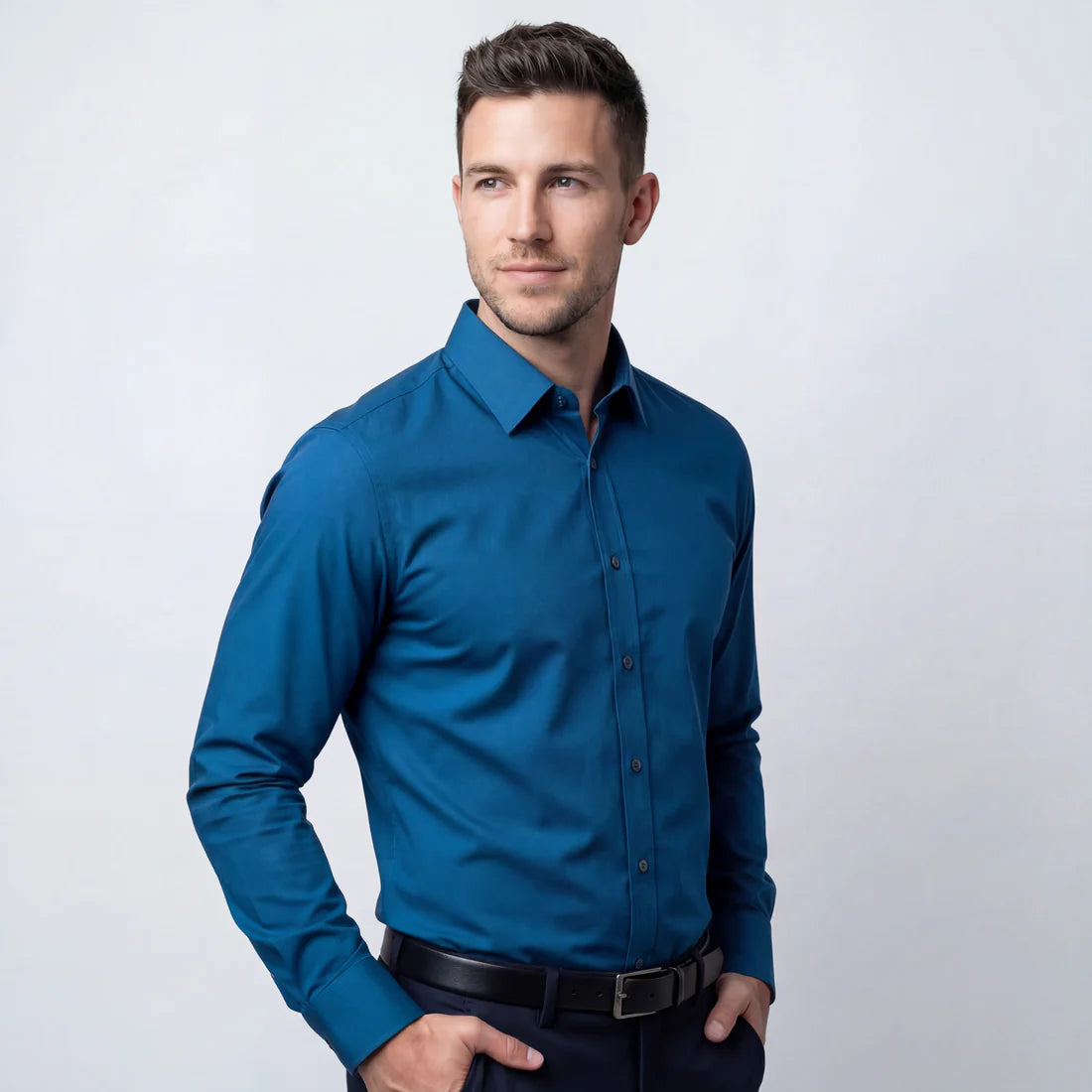 Bruno – Camisa de ajuste perfecto sin arrugas