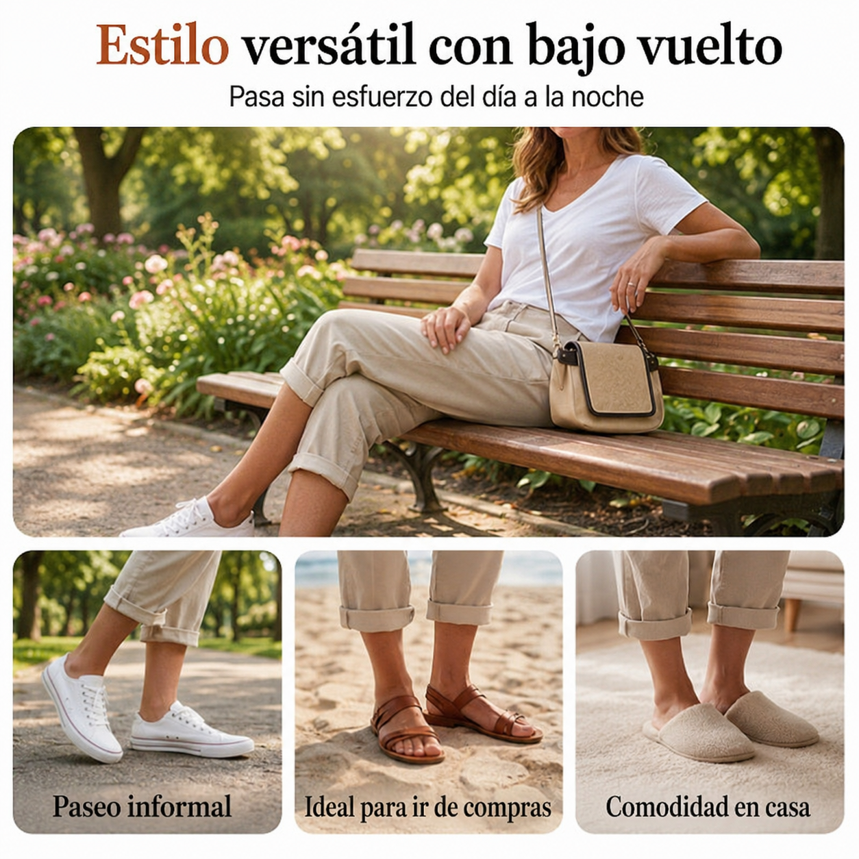 Olivia – Pantalón capri de lino y algodón
