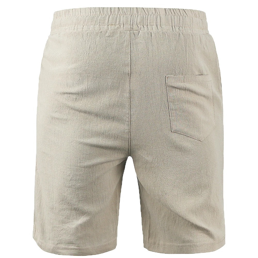 Marco – Pantalones cortos transpirables de lino y algodón
