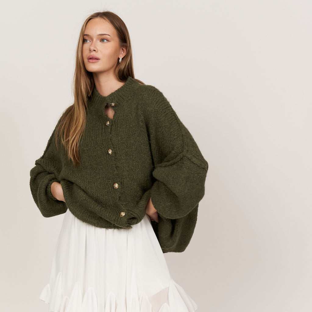 Verona - Cárdigan oversize de « Elegancia acogedora»