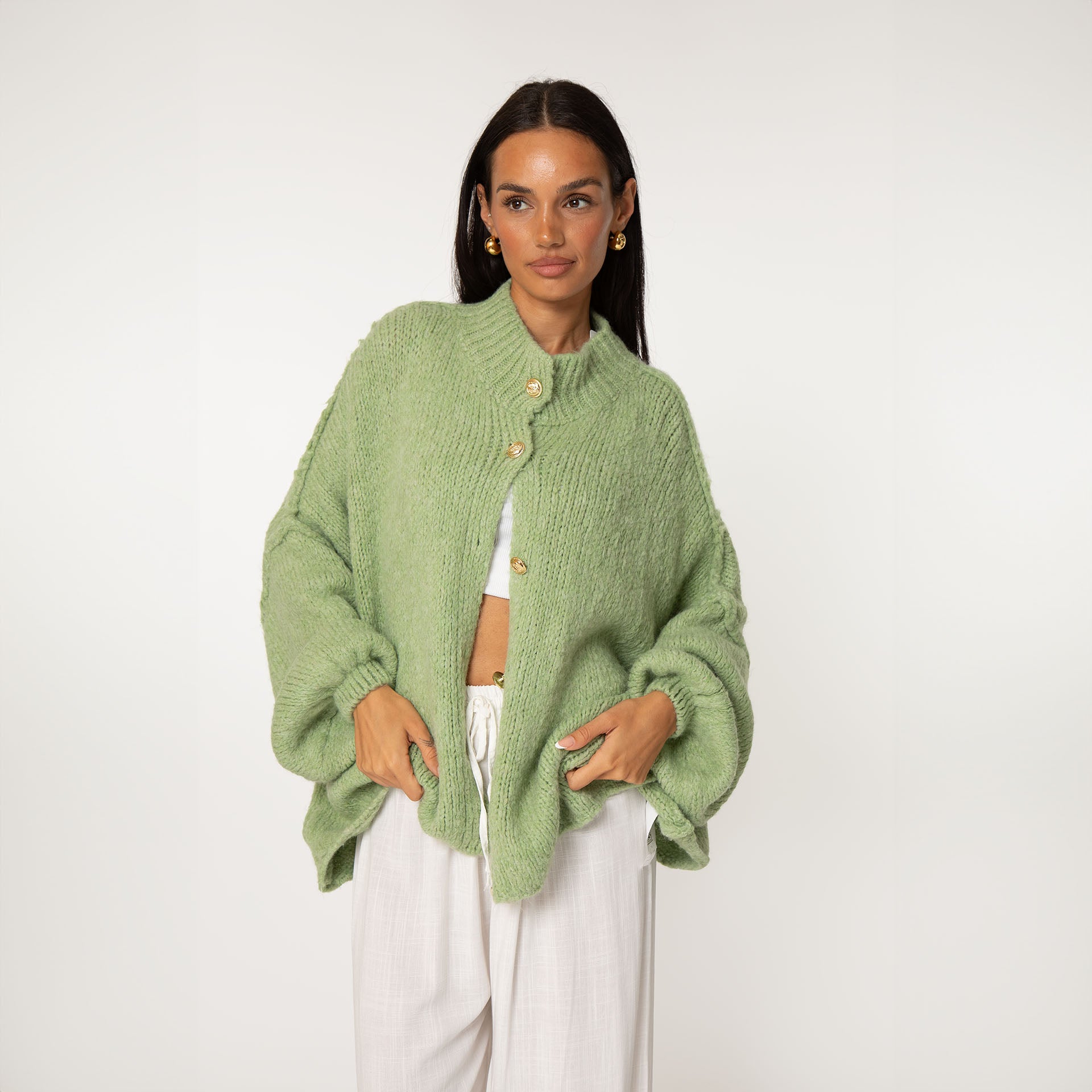 Verona - Cárdigan oversize de « Elegancia acogedora»