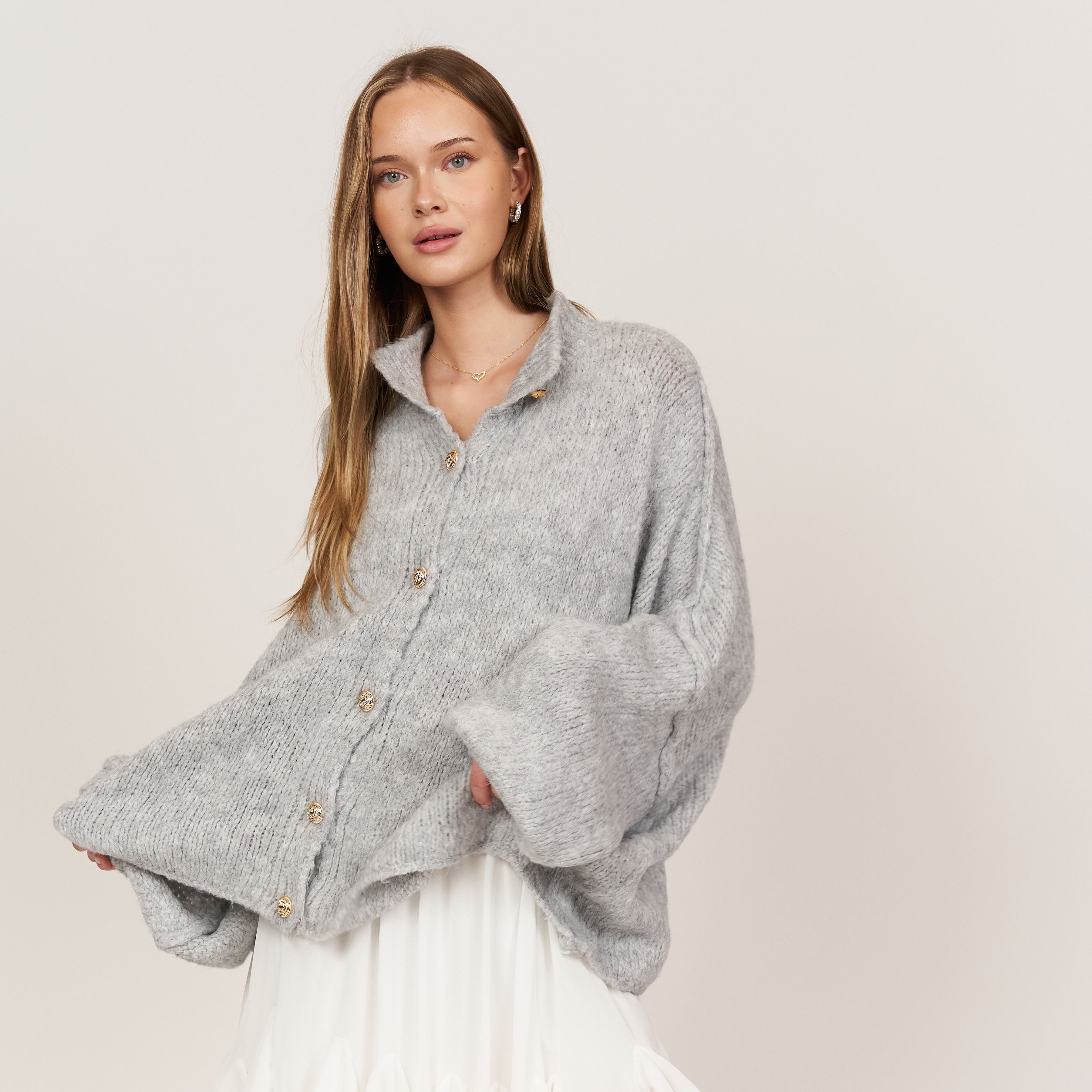 Verona - Cárdigan oversize de « Elegancia acogedora»