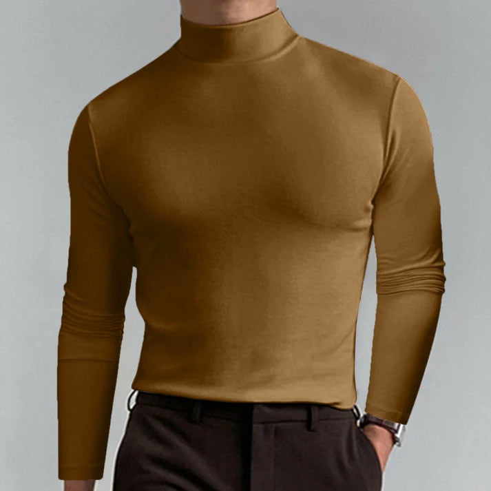 Vittorio – Camiseta elegante de cuello alto.