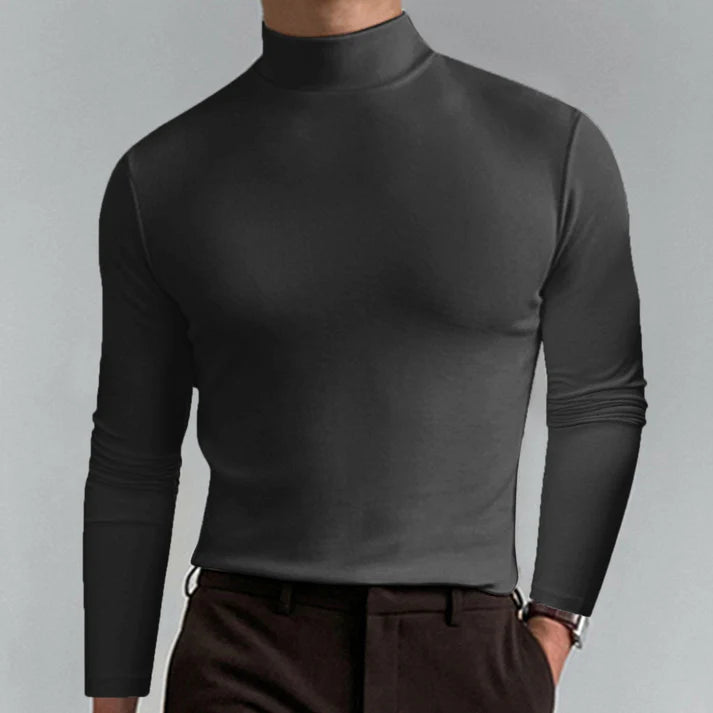 Vittorio – Camiseta elegante de cuello alto.